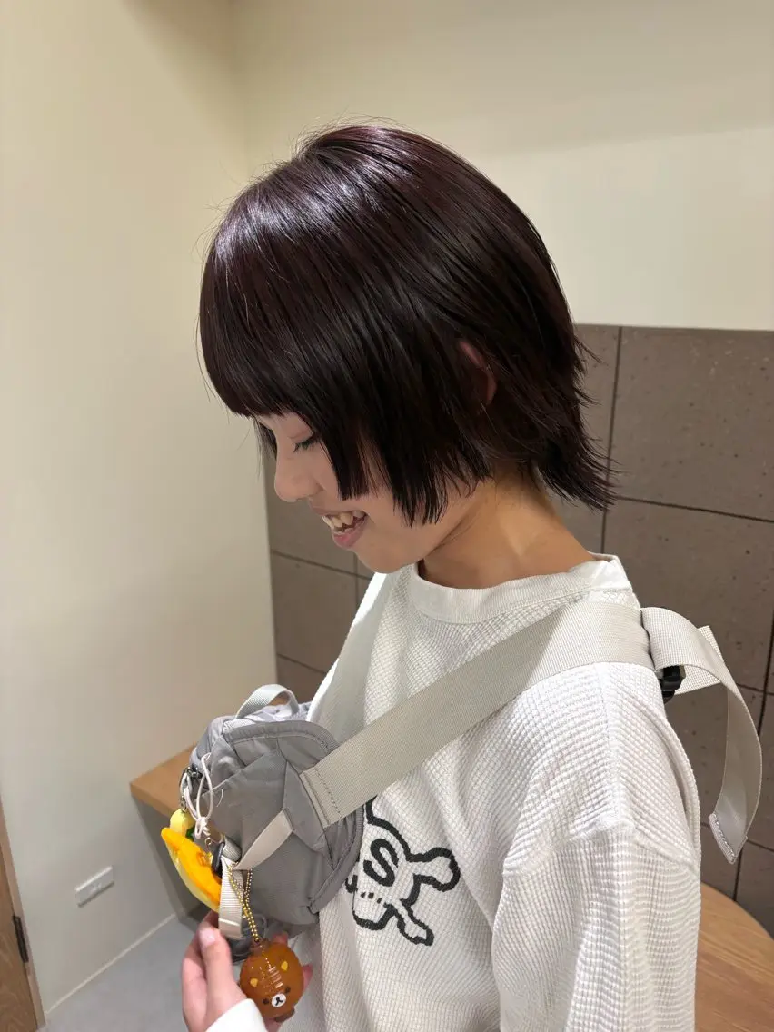 ショート カラー カット ヘアカラー トリートメント natsuki /HUIのヘアスタイル
