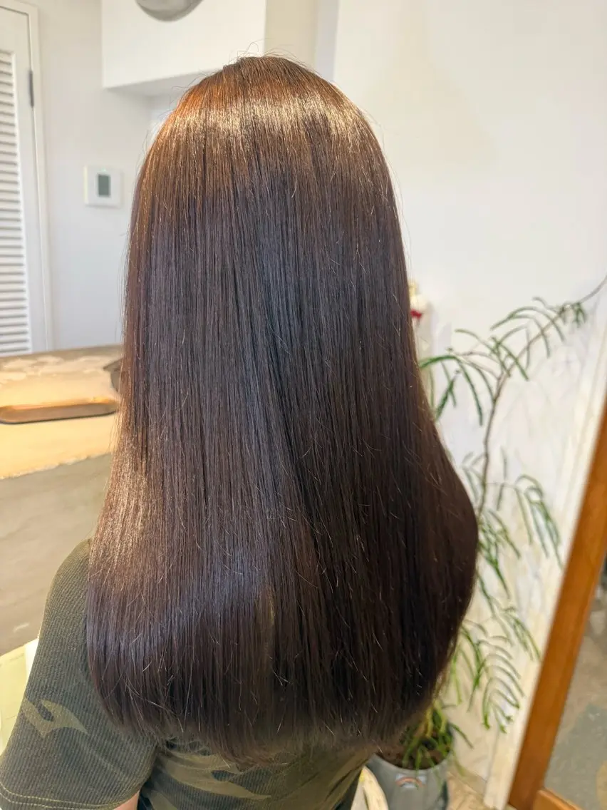 ロング カラー ヘアカラー 太田 結愛のヘアスタイル