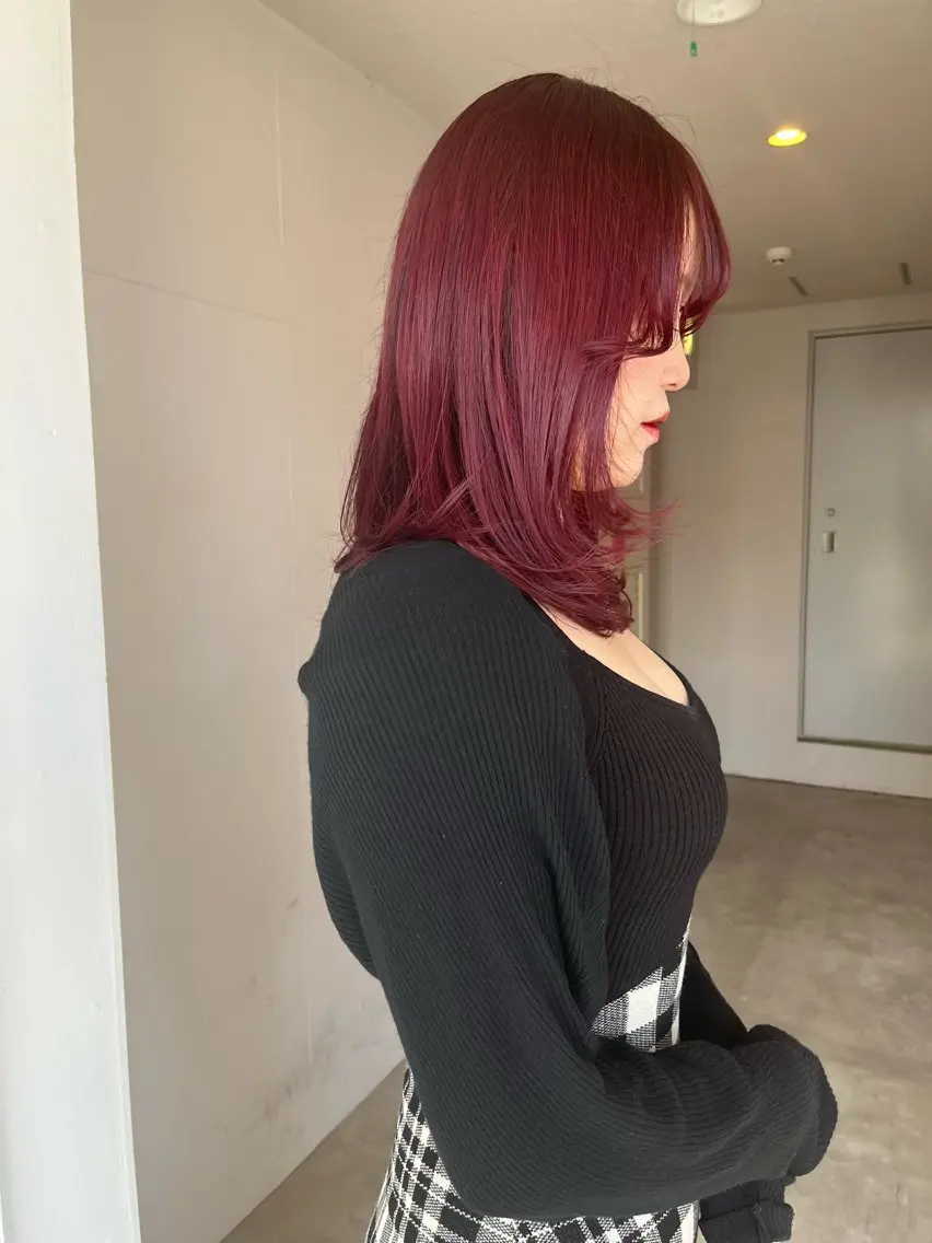 ミディアム カラー カット ヘアカラー IROW/イロウ天神 大名店　yamaのヘアスタイル