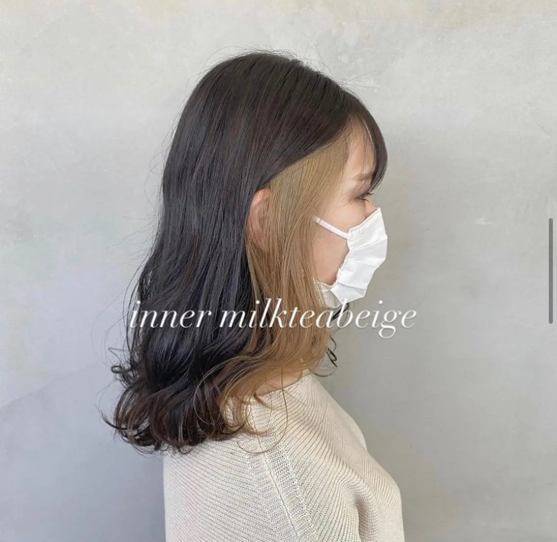 ミディアム カラー マンツーマン施術🌷 透明感/HIKARIのヘアスタイル