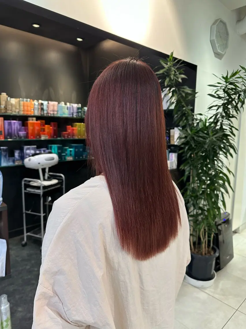 セミロング ya giのヘアスタイル