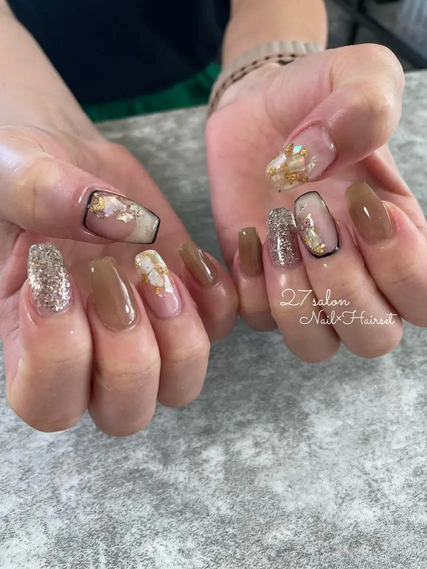 ネイル ニュアンスネイル 27salon yuinaのネイルデザイン