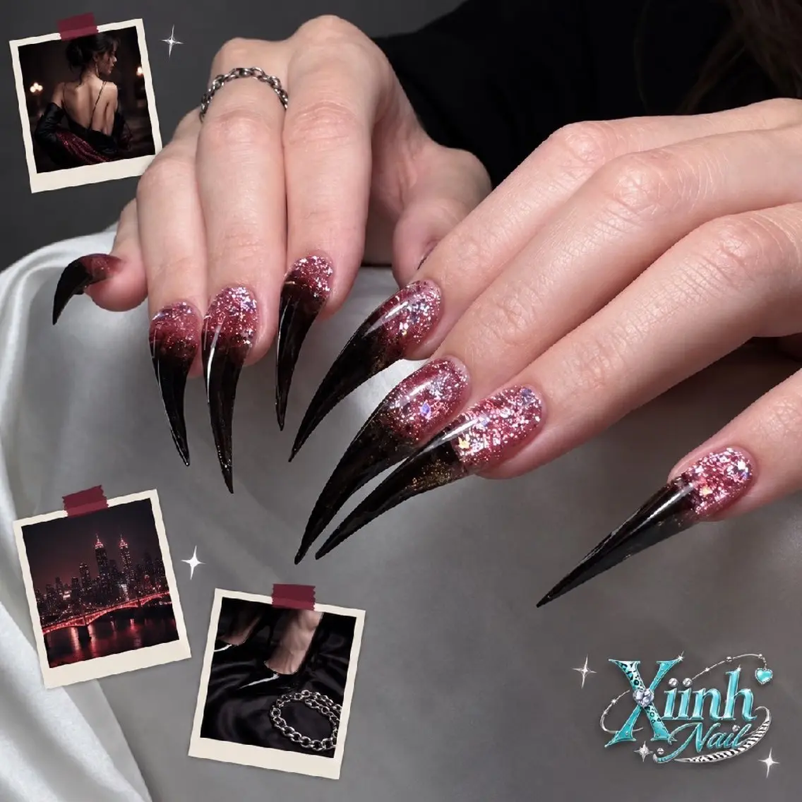 ネイル チークネイル 桜ネイル 長さ出し フットネイル ジェルネイル ハンドネイル XIINHNAIL 船橋店　馬詰ちゃんのネイルデザイン