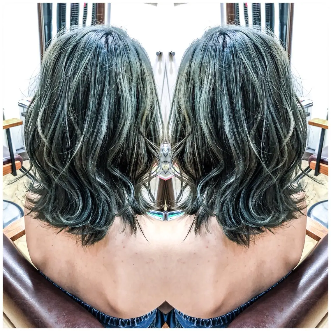セミロング アッシュ 🌼おがわたくや🌼 髪質改善のヘアスタイル