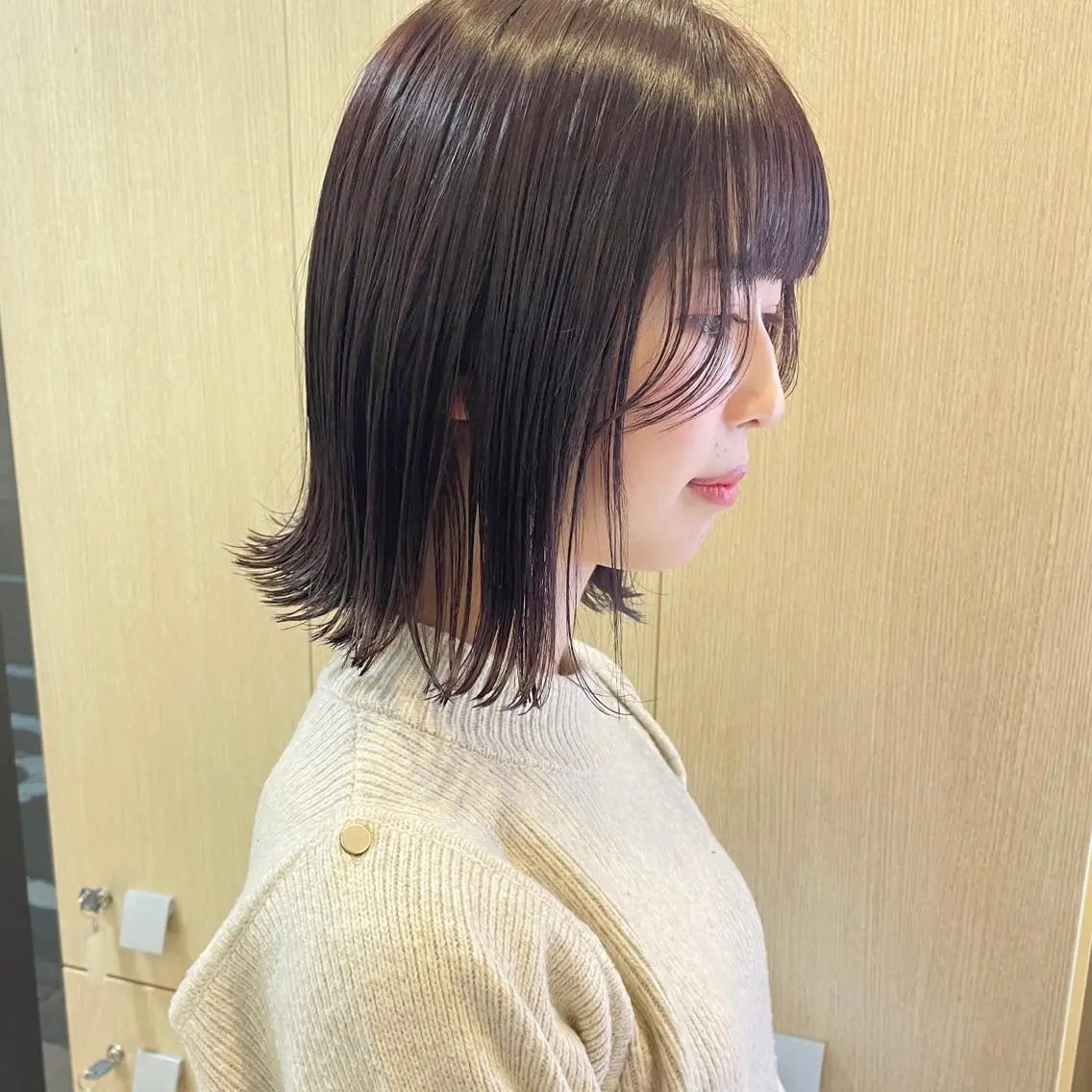 ショート 切りっぱなしボブ ボブ 外ハネヘア カット ヘアカラー 【ボブ/個室サロン】 癒し空間mimuraのヘアスタイル