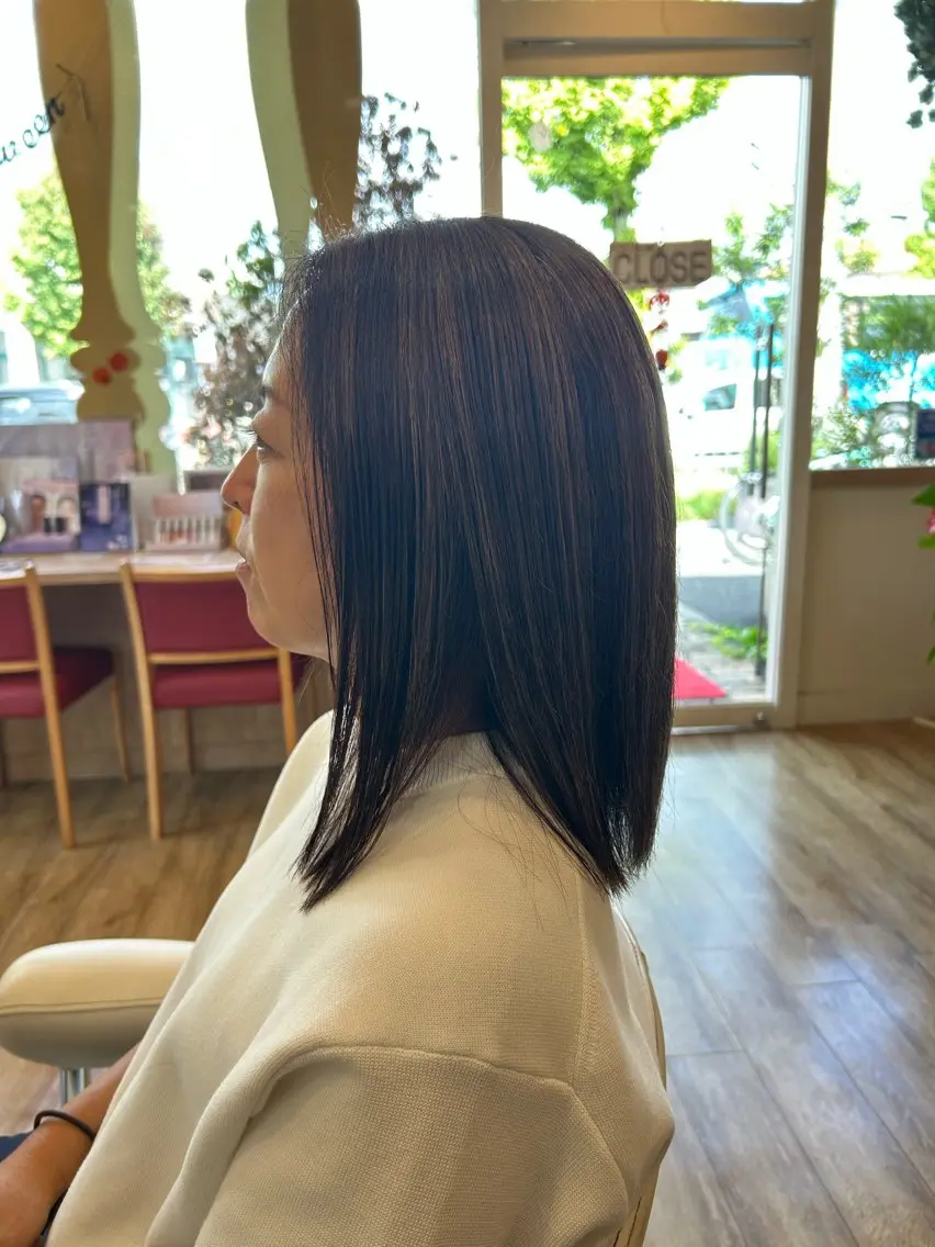 【似合わせカット＋透明感カラー】の写真
