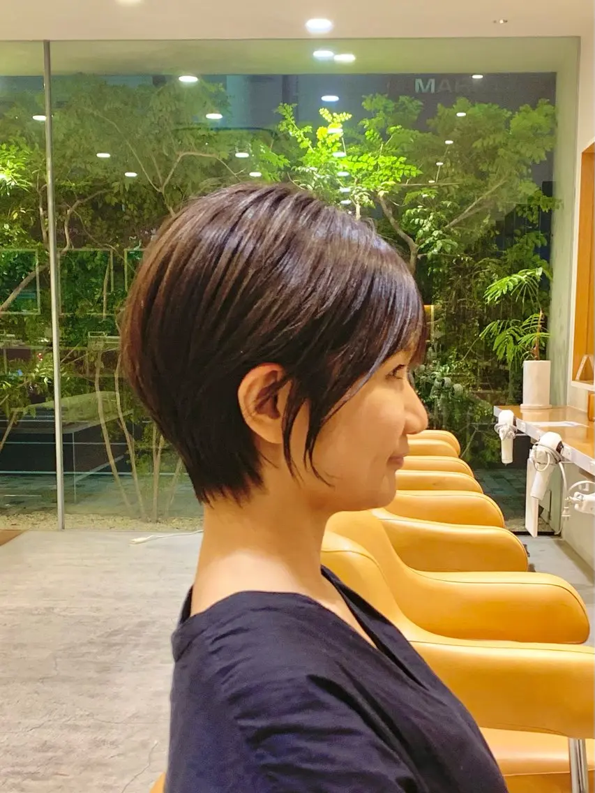 ショート 中尾 文哉のヘアスタイル