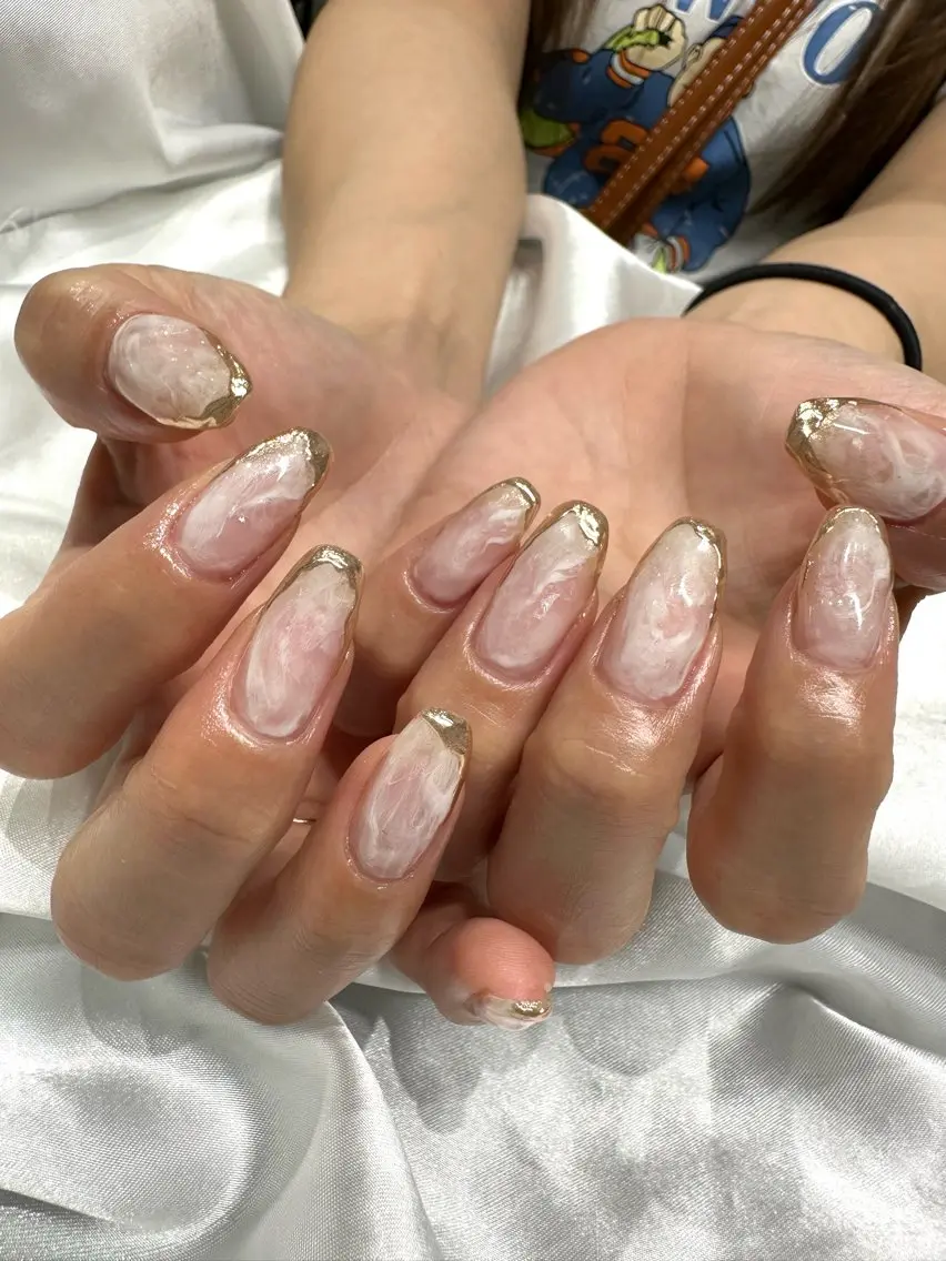 ネイル ハンドネイル 水戸 彩夏のネイルデザイン