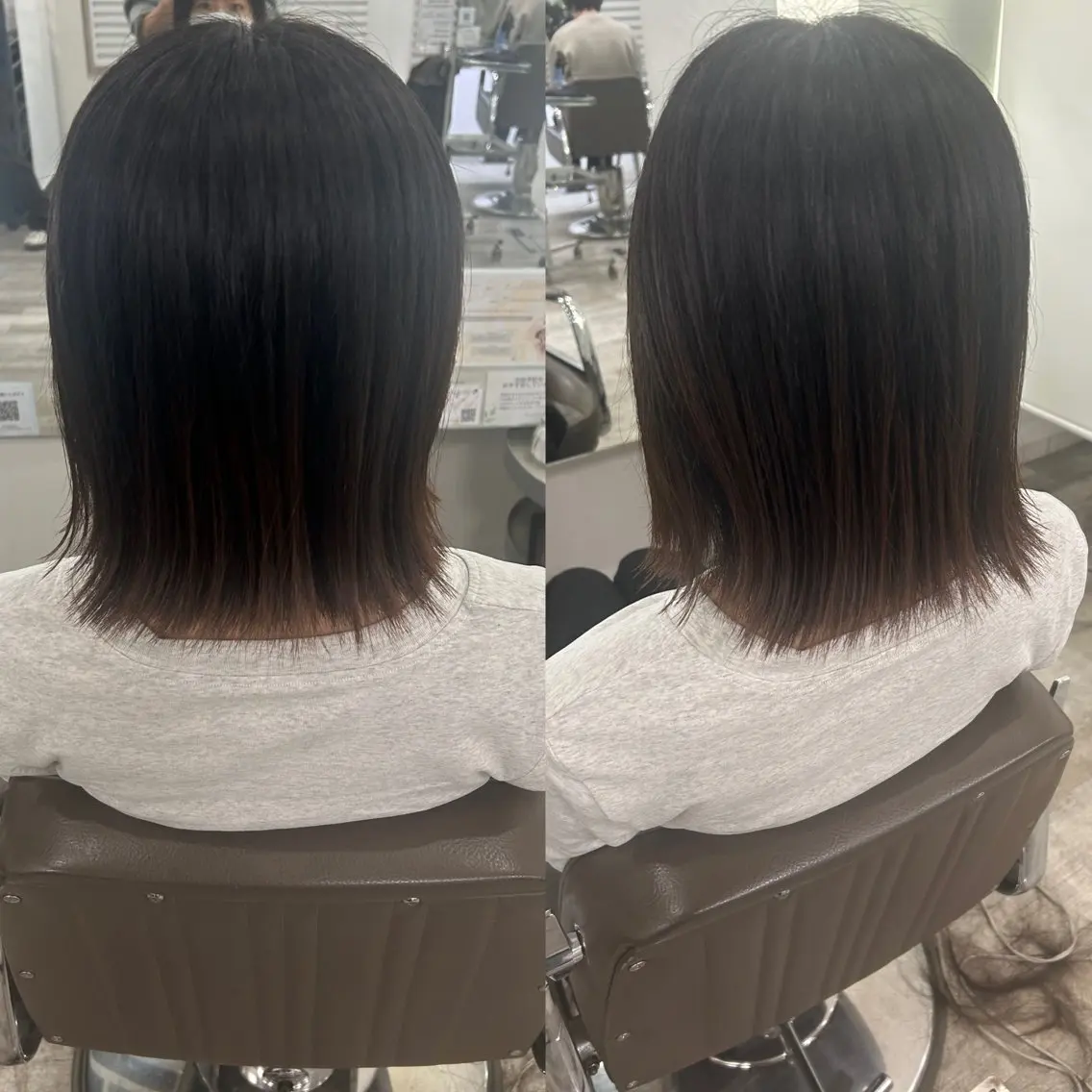 ミディアム カラー モデル募集🌟 吾郷七海のヘアスタイル