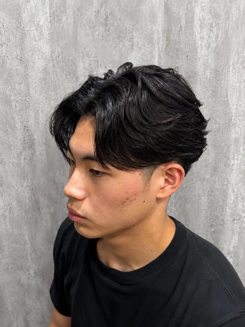ショート メンズ カット 町田メンズパーマ 特化 金井蒔士のヘアスタイル