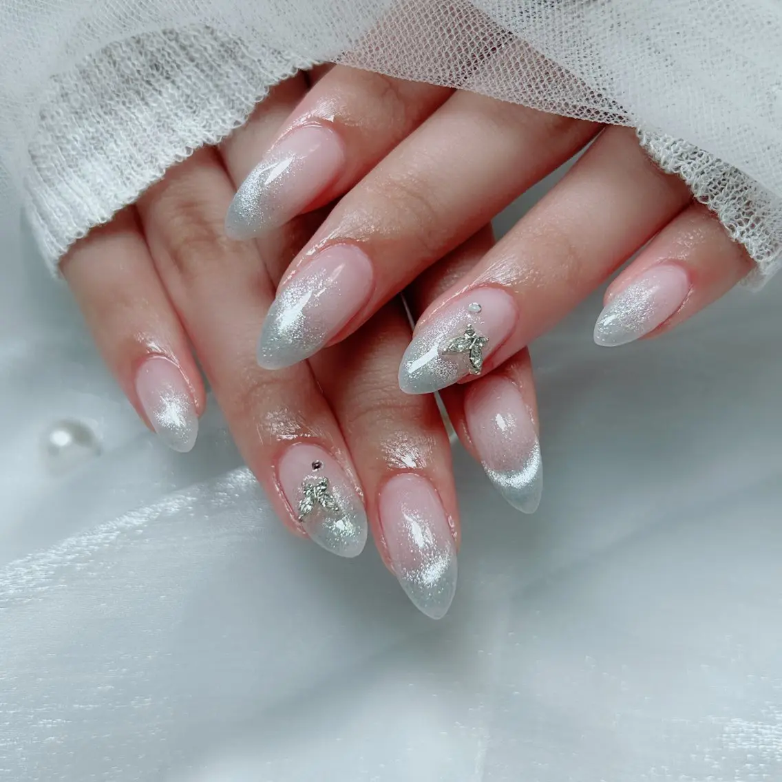 ネイル ジェルネイル マグネットネイル ニュアンスネイル 春ネイル ハンドネイル Cute Tips nailのネイルデザイン