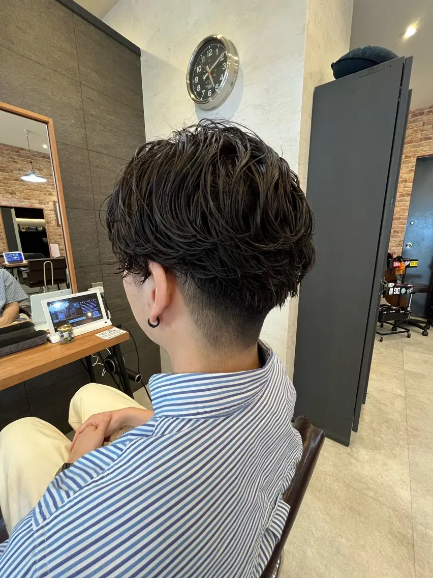 パーマ メンズ 伊藤 颯太のヘアスタイル