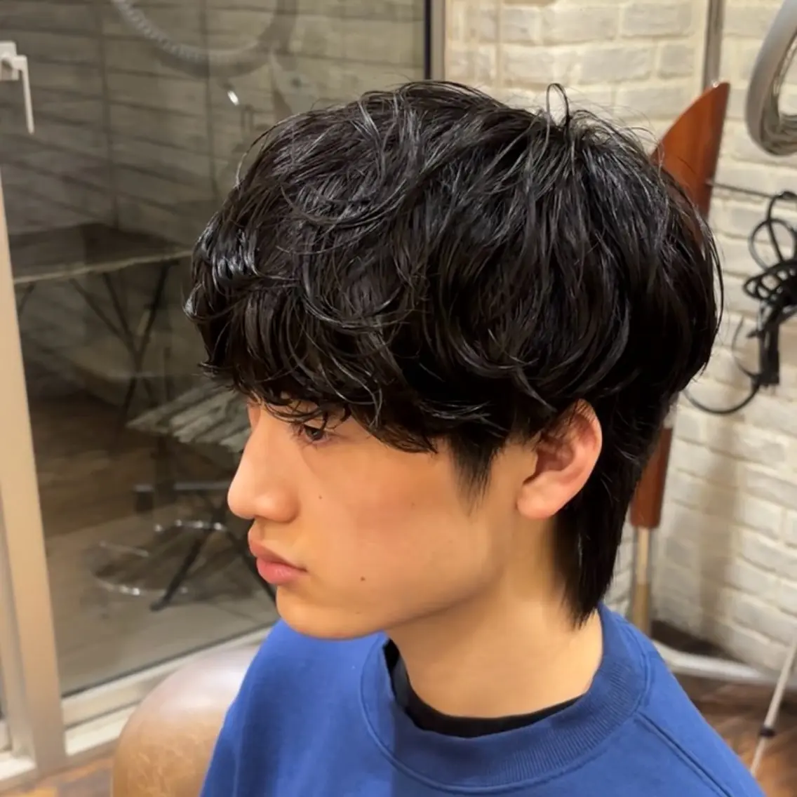 パーマ メンズ カット パーマ 【メンズ特化美容師】 RYO/梅田のヘアスタイル