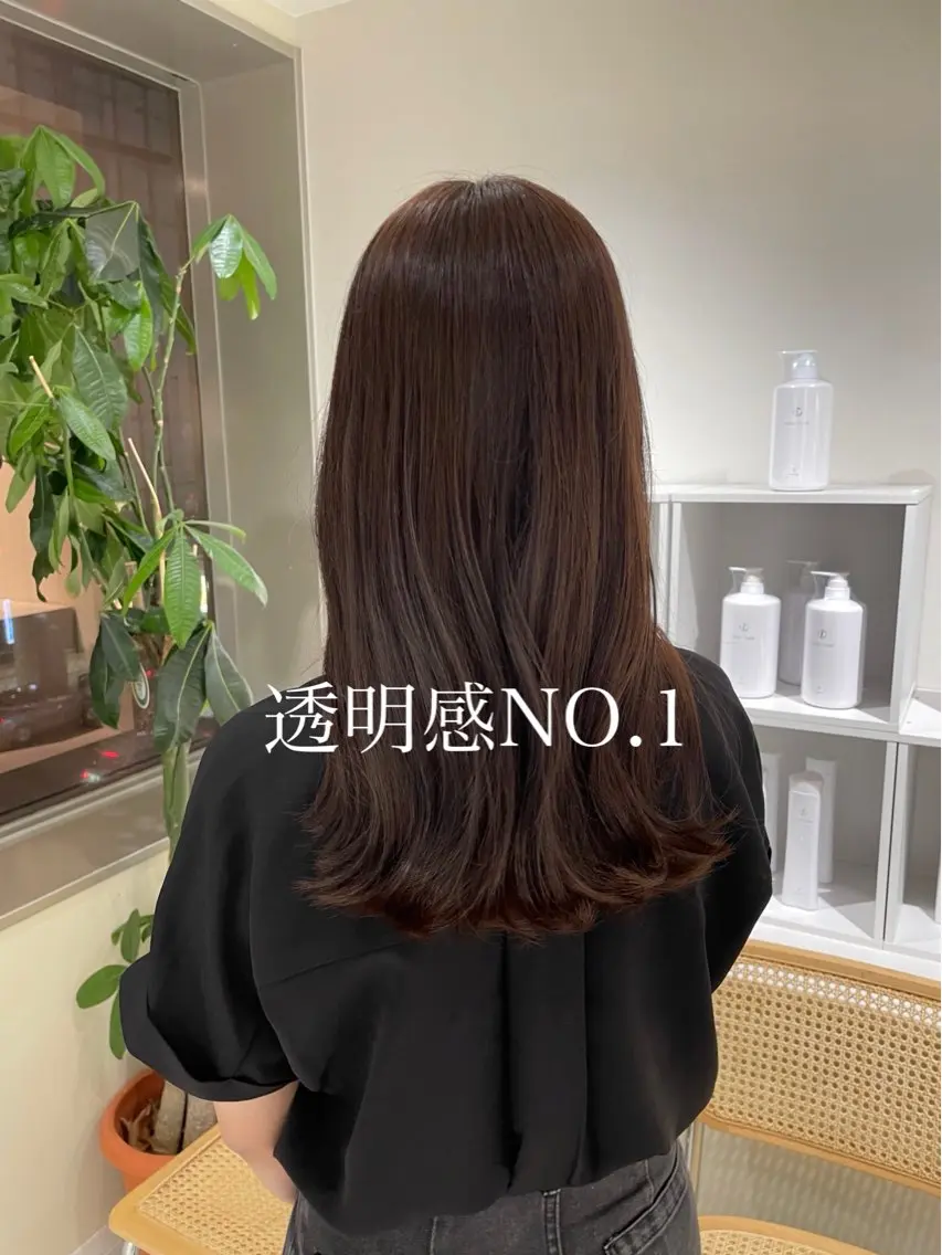 ロング カラー アッシュ 透明感カラー ラベンダーカラー 🩰ニシムラヒカリ 半個室salon♡*のヘアスタイル
