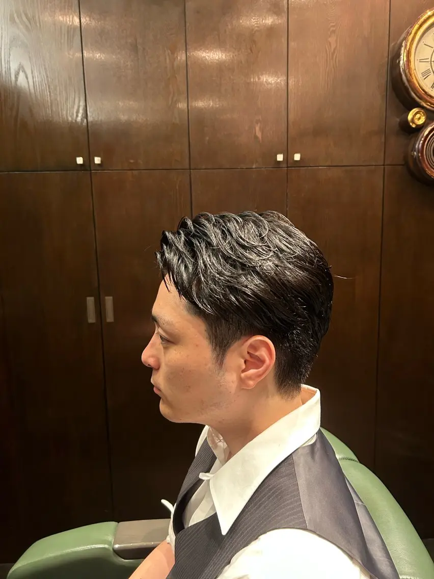 ショート メンズ カット ヘアセット マスダ コウのヘアスタイル