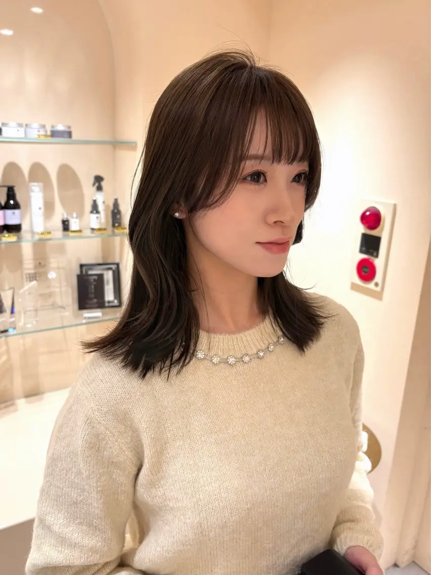 ロング カラー くびれヘア カット ヘアカラー トリートメント ヘッドスパ ヘアセット 垢抜け/レイヤー /艶カラー🪼風香のヘアスタイル