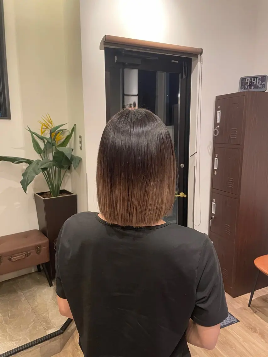ミディアム 安倍 辰哉のヘアスタイル