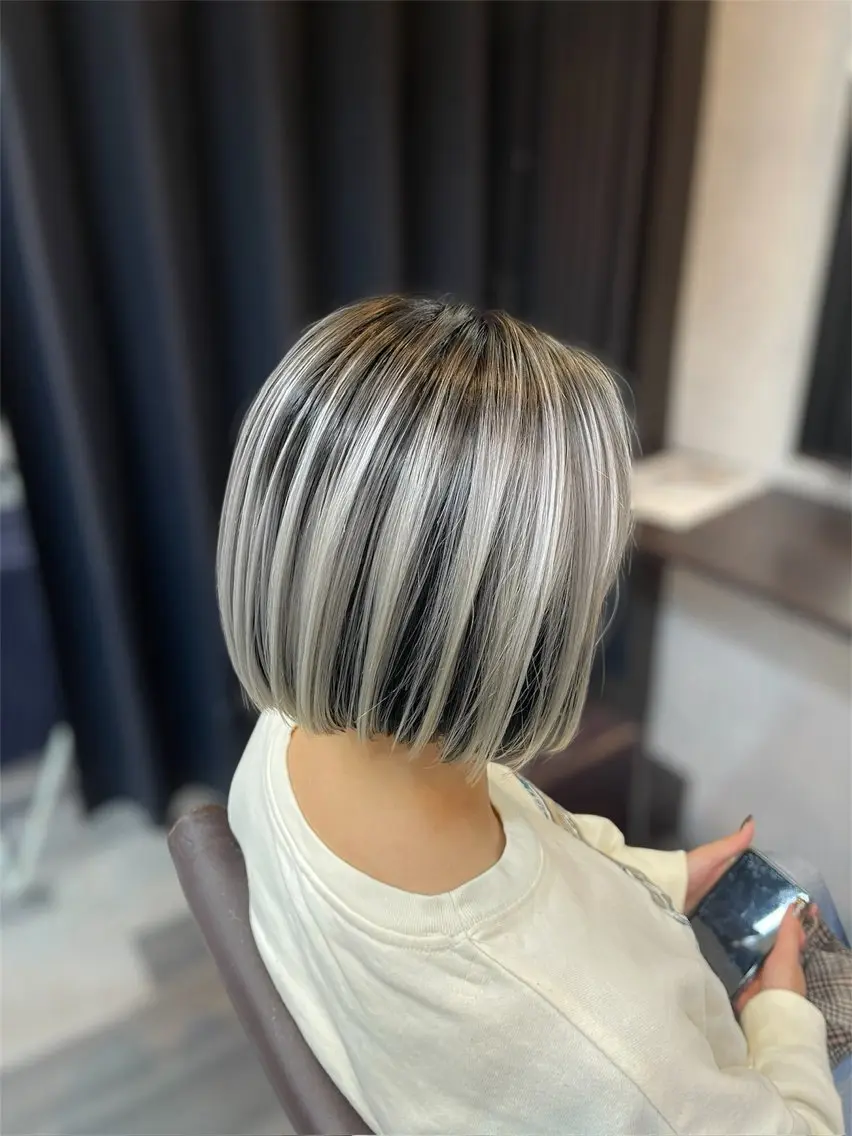 ショート ヘアカラー ハイトーン特化✳︎ KIRAスズキタクヤのヘアスタイル