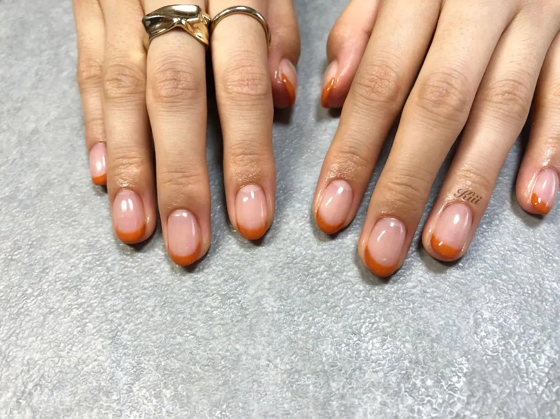 ネイル シンプルネイル ハンドネイル フットネイル kiii.__ ✴︎*のネイルデザイン