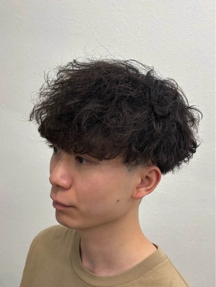 パーマ メンズ カット パーマ メンズ美容師大阪梅田 /小野恵大のヘアスタイル