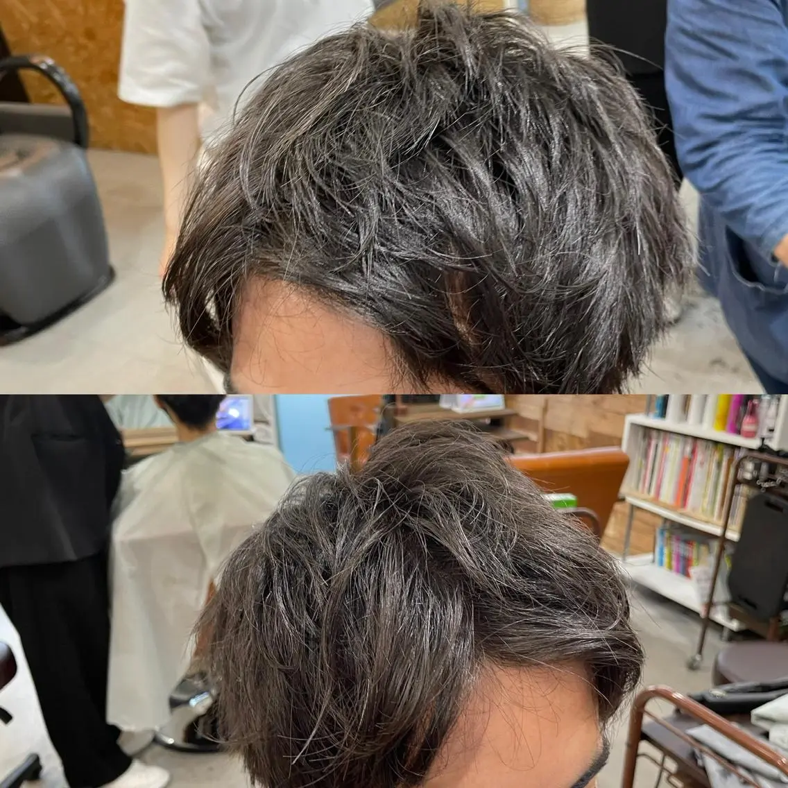 ショート メンズ アップバング かんばら りょーいのヘアスタイル