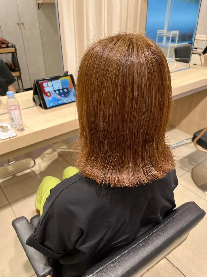 ミディアム カラー 透明感カラー ハイライトカラー ハイライト 【持ちが良い!メンズ パーマ】田中颯汰のヘアスタイル