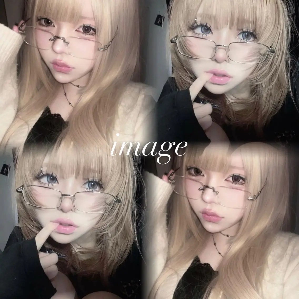 カラー 𝕹𝖔𝖆 🪽⋆⊹𓂃 ࣪ ˖のヘアスタイル
