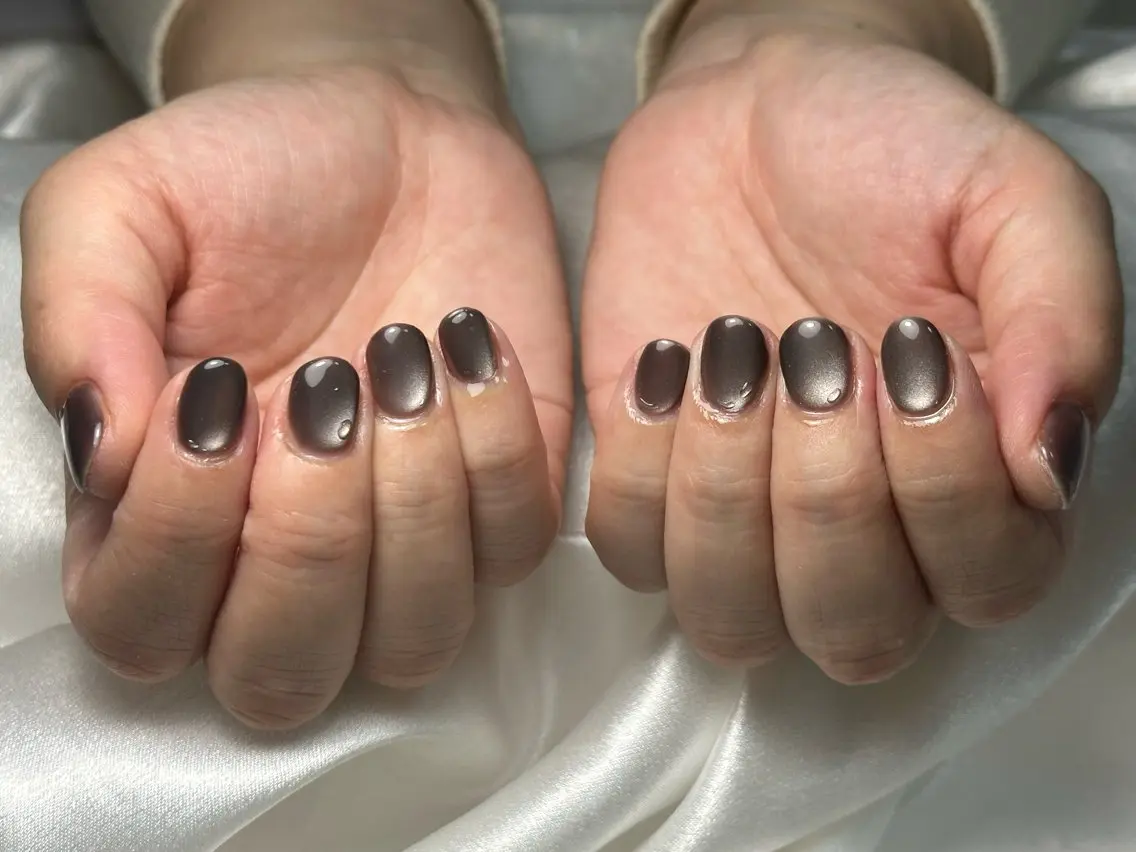 ネイル オーロラネイル 桜ネイル フラワーネイル フットネイル フレンチネイル ハンドネイル kiki nail たまプラーザのネイルデザイン