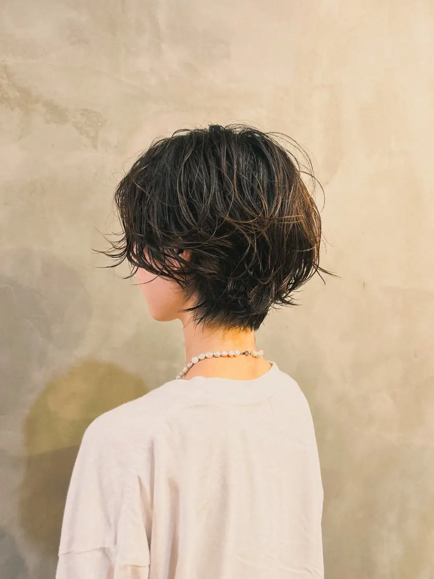 ショート パーマ ショートヘア トリートメント 🌿ボブ パーマ高橋啓太🌿のヘアスタイル