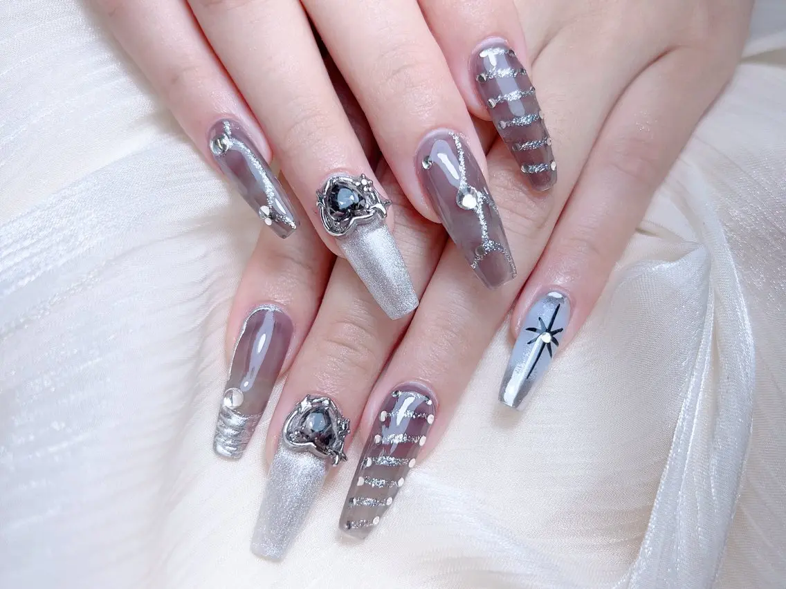 ネイル ハンドネイル M 🌷Nail 長さだし専門店のネイルデザイン
