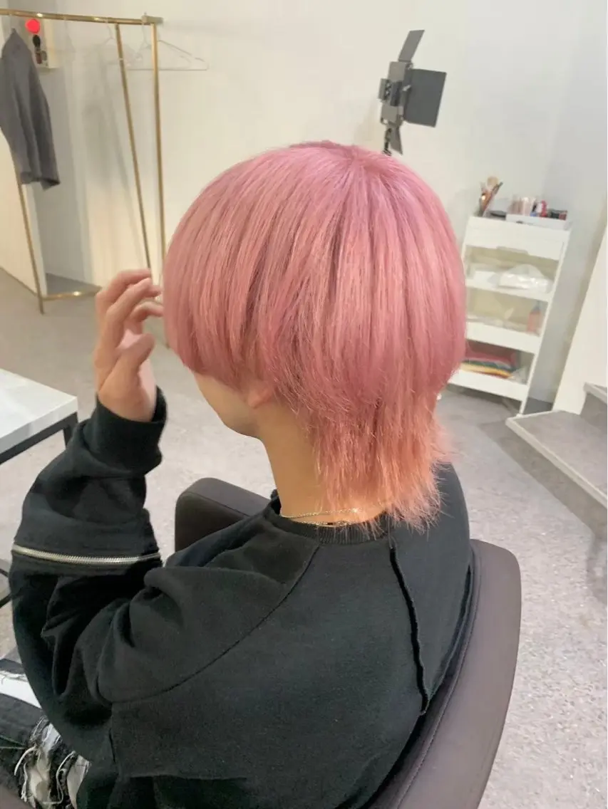 ダブルカラー【メンズメニュー】ブリーチ有の写真