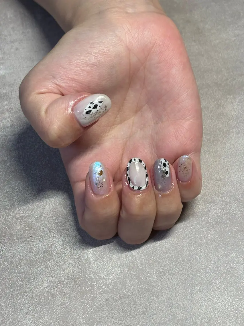 ネイル マグネットネイル ハンドネイル nails by sayaのネイルデザイン