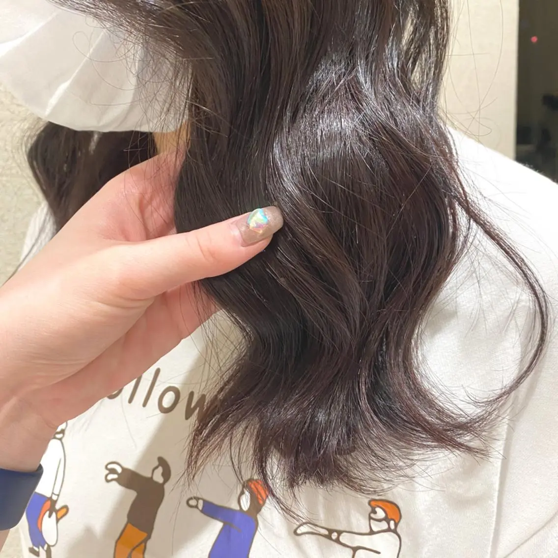 カラー ヘアカラー 竹内 優来のヘアスタイル