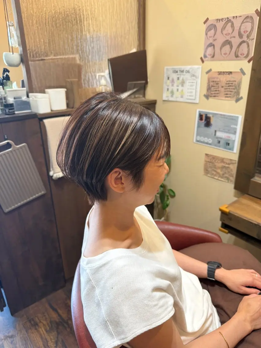 ショート ショートヘア カット 大原/和泉府中 /レイヤー/ショートのヘアスタイル