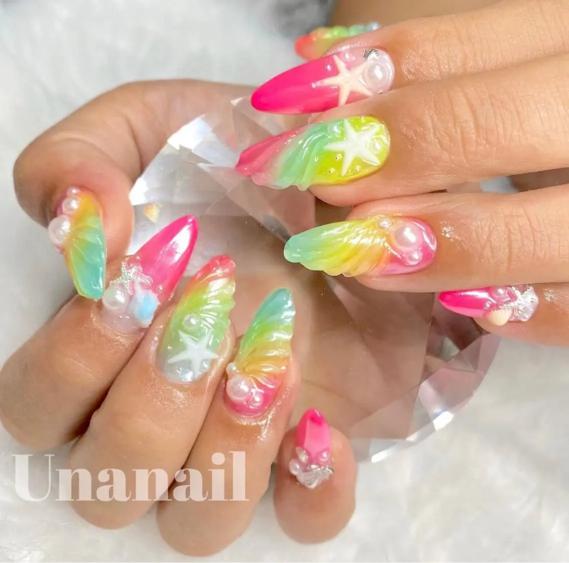 ネイル ハンドネイル una nail salonのネイルデザイン