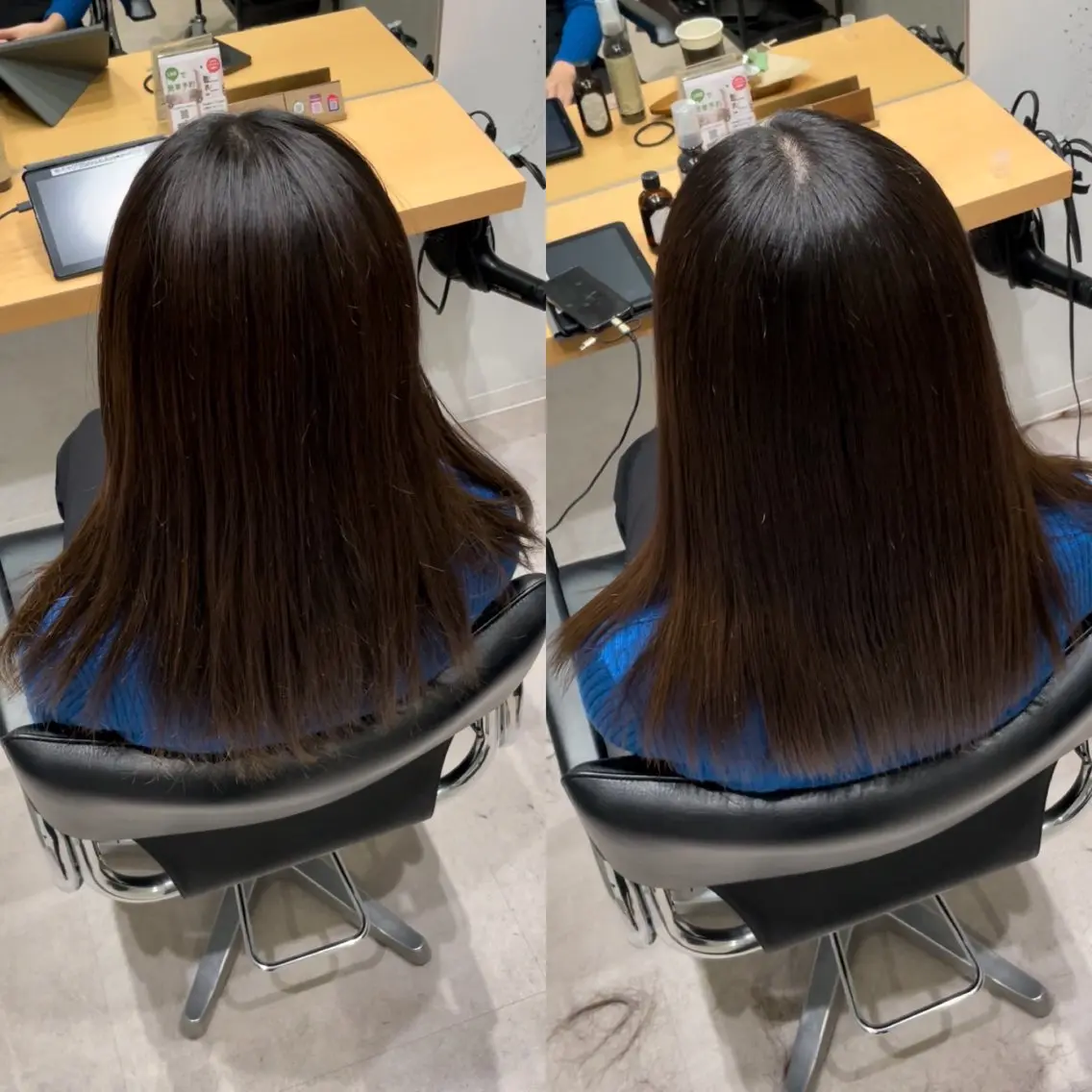 ミディアム 髪質改善 トリートメント カット トリートメント 髪質改善ヘアケア 艶髪特化/上田のヘアスタイル