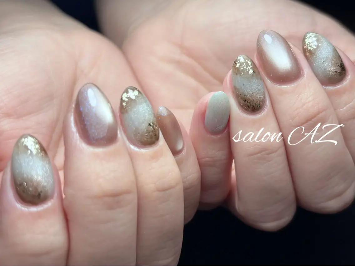 ネイル オフィスネイル ハンドネイル salon AZのネイルデザイン