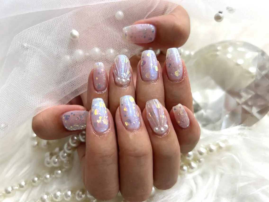 セミロング Nailsalon Angeのネイルデザイン