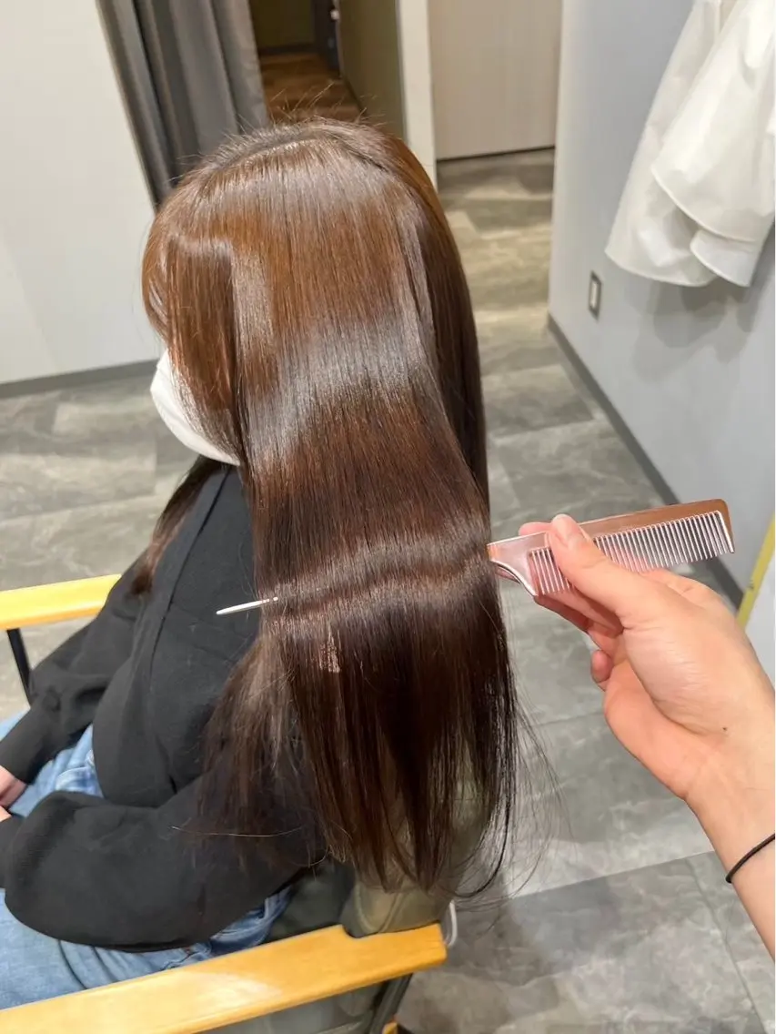 ロング トリートメント 大中 希実のヘアスタイル