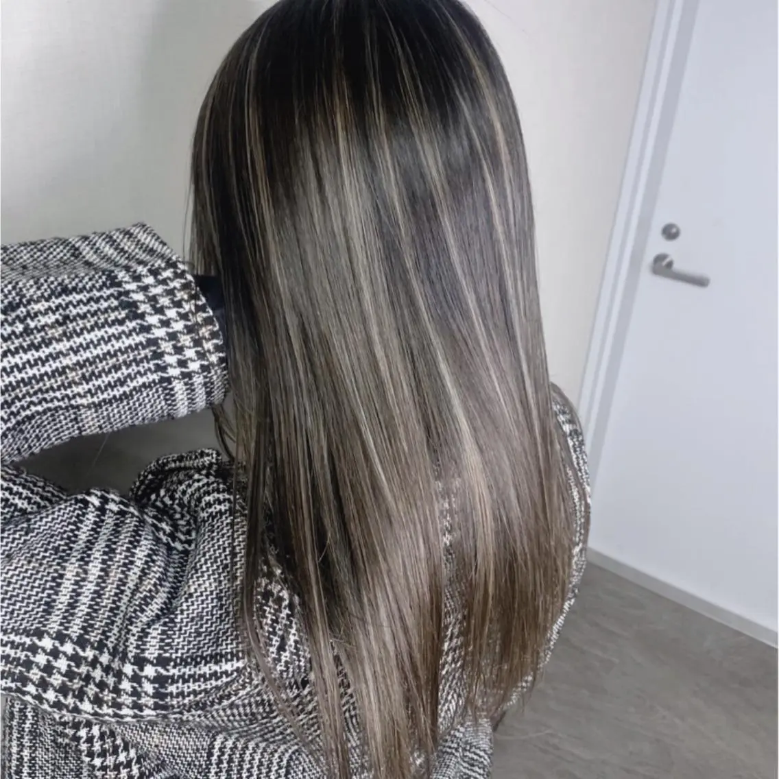 ロング ヘアアレンジ ハイライト ヘアカラー 松井那津子 /ハイライトブリーチのヘアスタイル