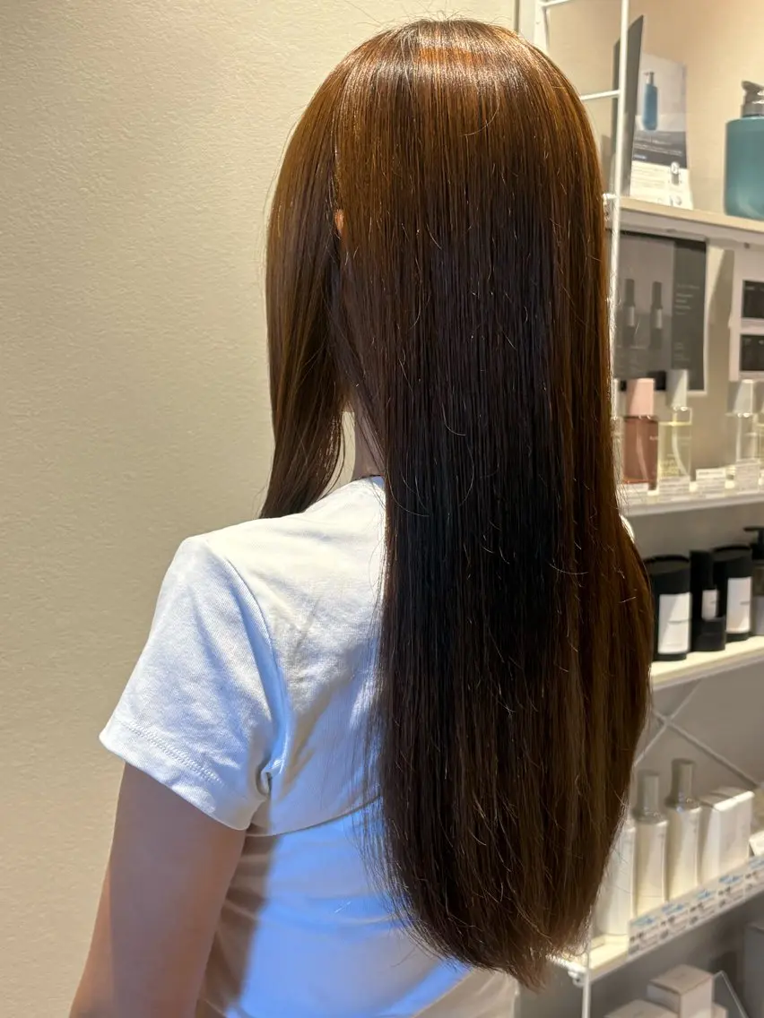 ロング カット 細田 舞乃のヘアスタイル