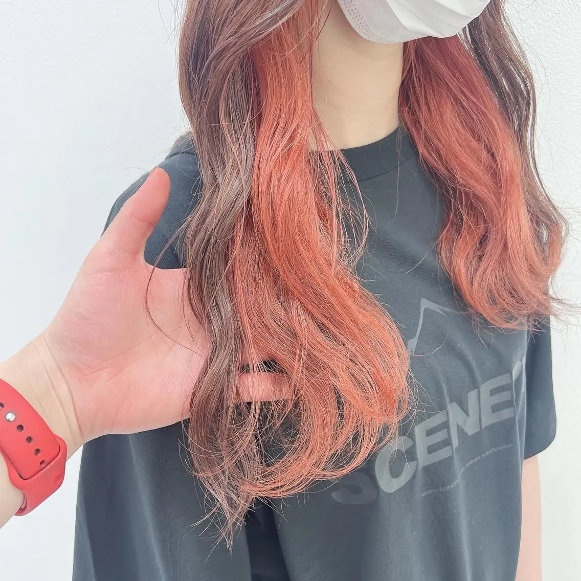 セミロング カラー ヘアカラー トリートメント ヘッドスパ ヘアセット 韓国スタイル🇰🇷 トレンドレイヤー🪡のヘアスタイル