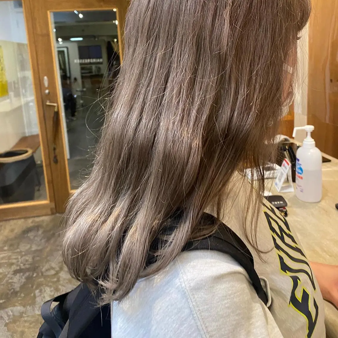 セミロング ヘアカラー トリートメント 田口 樹理のヘアスタイル