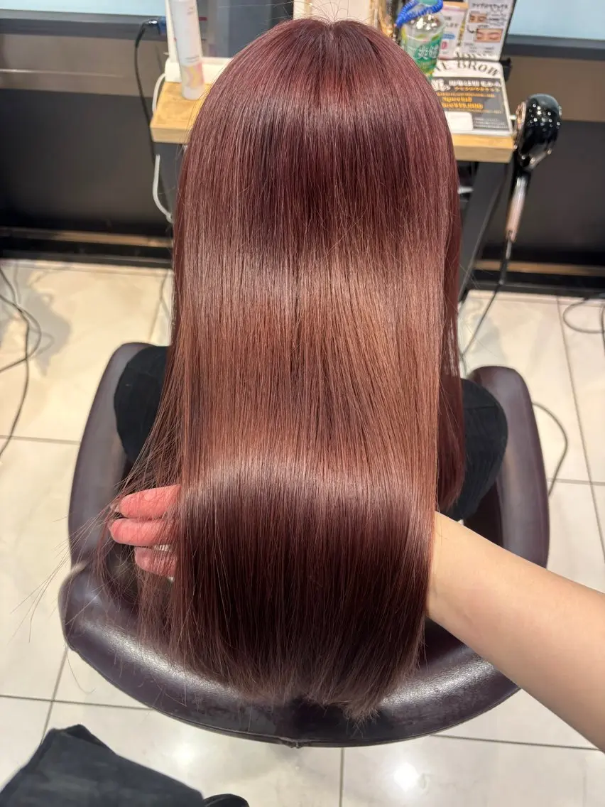 ロング カラー ヘアカラー トリートメント ヘアセット 透明感ダブルカラー/ レイヤー💕miyuのヘアスタイル