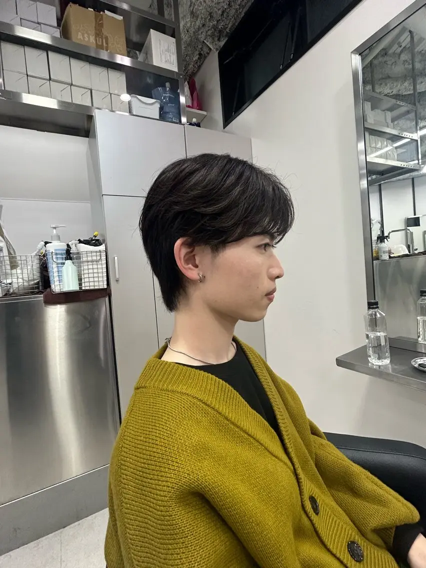【2.3月男性限定❗️】メンズカット＋ヘッドスパ＋シャンプー後マッサージ付👦🏼⚡️✂︎の写真