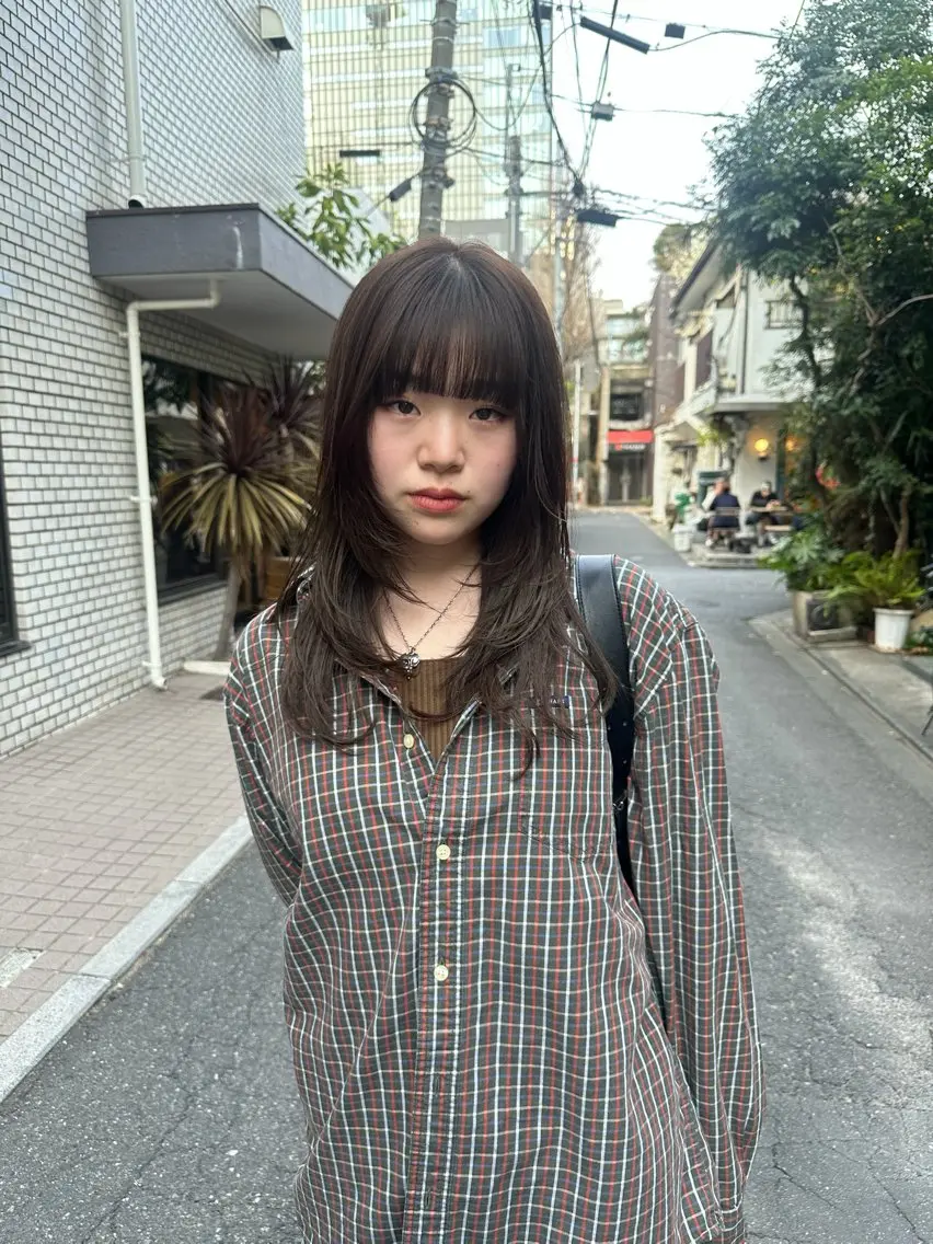 ✂︎cut menu✂︎顔まわりレイヤーカット&3ステップトリートメント&マイクロバブル（初回限定）の写真