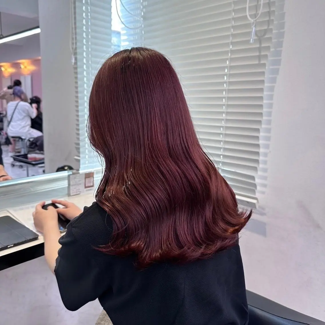 ミディアム ヘアカラー トリートメント 🥀韓流暖色ヘア 🥀yuzukiのヘアスタイル