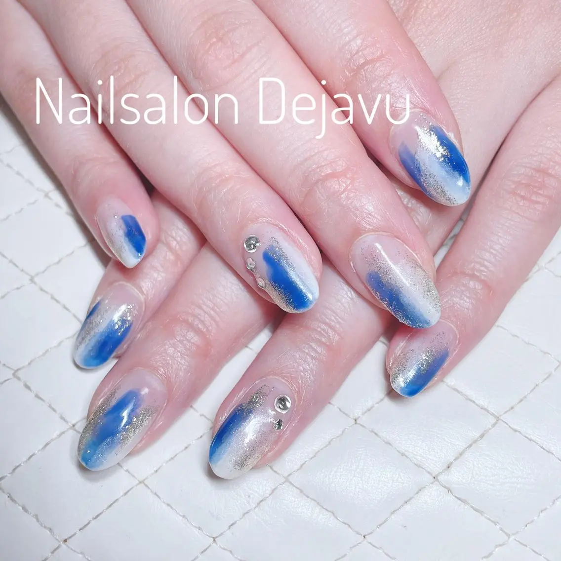 ネイル アートネイル クリアネイル グラデーション ラメ(グリッター) ニュアンスネイル ハンドネイル Nail salon Dejavu 🌿のネイルデザイン