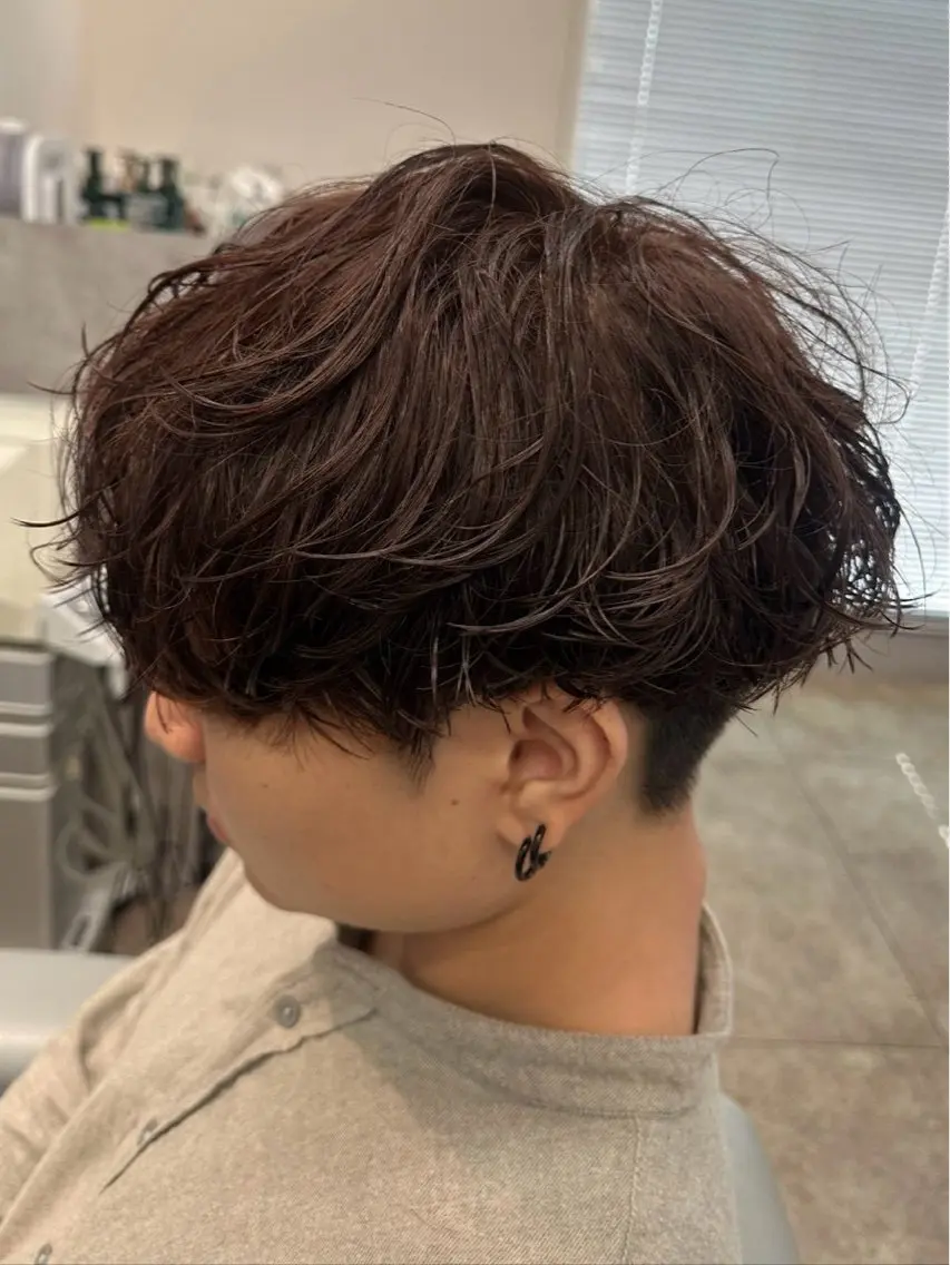 パーマ 成野 玲亜那のヘアスタイル