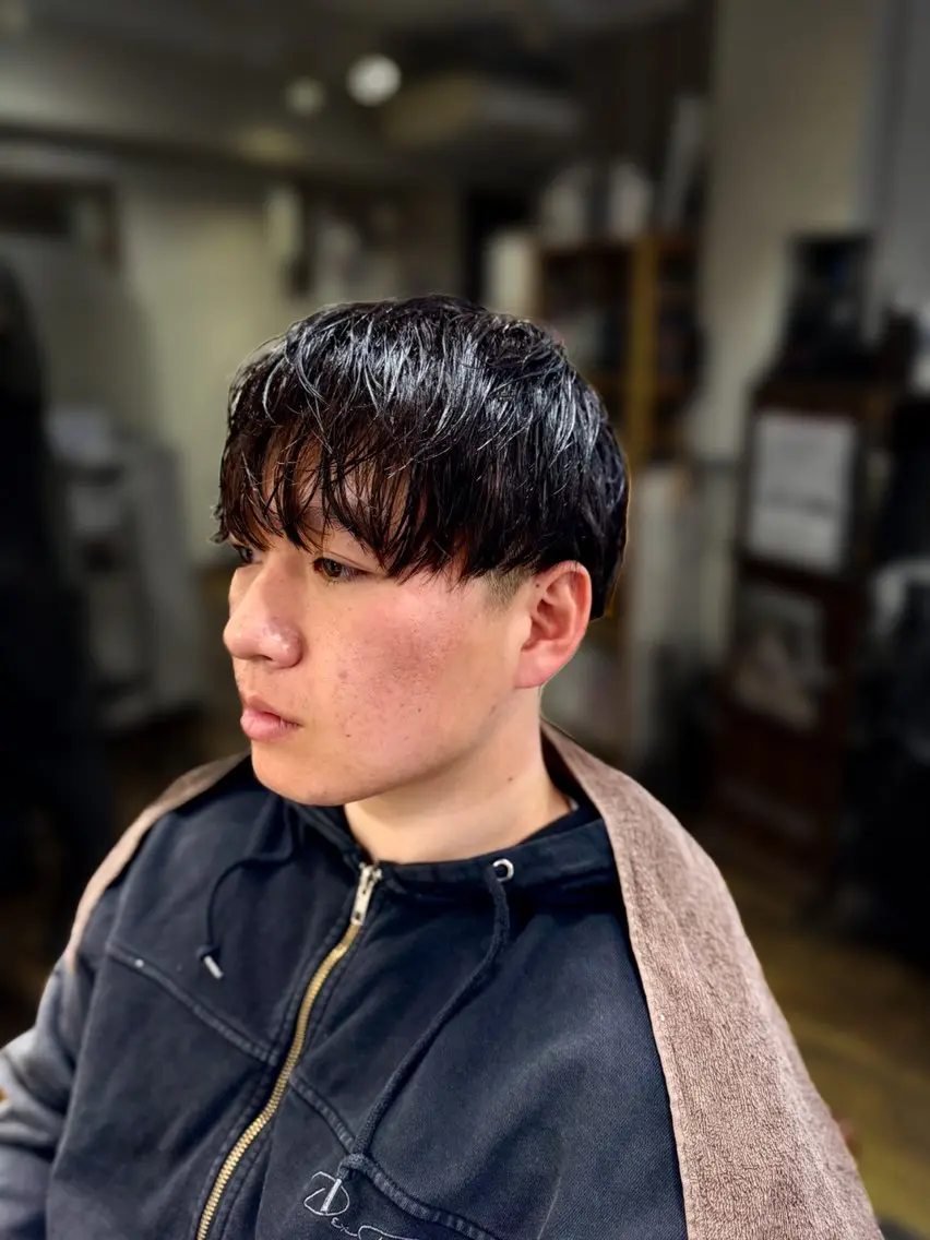 ショート パーマ メンズ メンズパーマ くせ毛 カット パーマ Daichi /メンズ専門のヘアスタイル